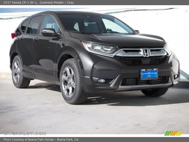 Gunmetal Metallic / Gray 2017 Honda CR-V EX-L