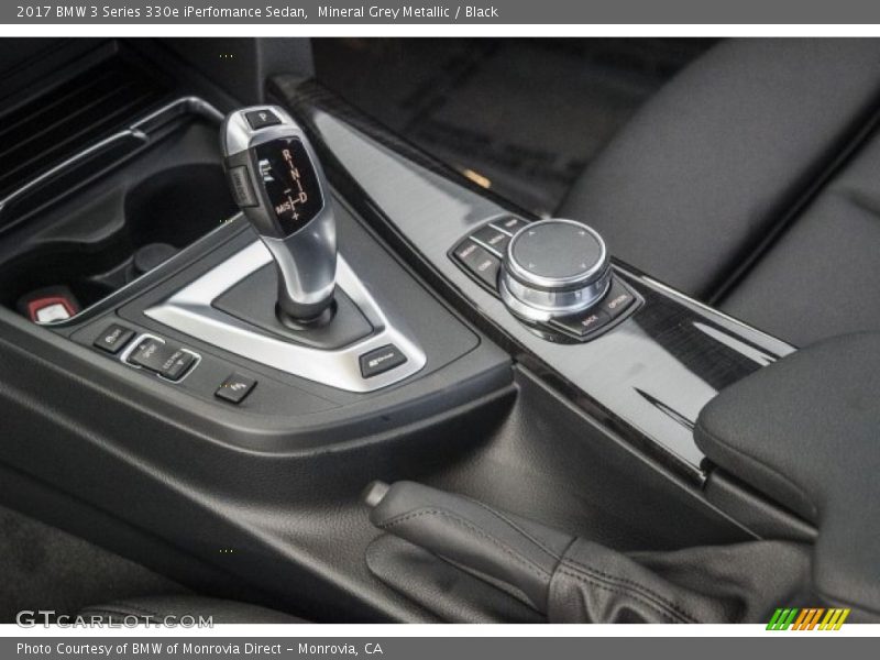 Mineral Grey Metallic / Black 2017 BMW 3 Series 330e iPerfomance Sedan