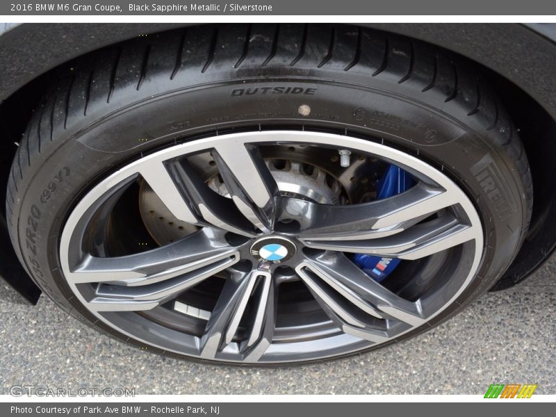 Black Sapphire Metallic / Silverstone 2016 BMW M6 Gran Coupe