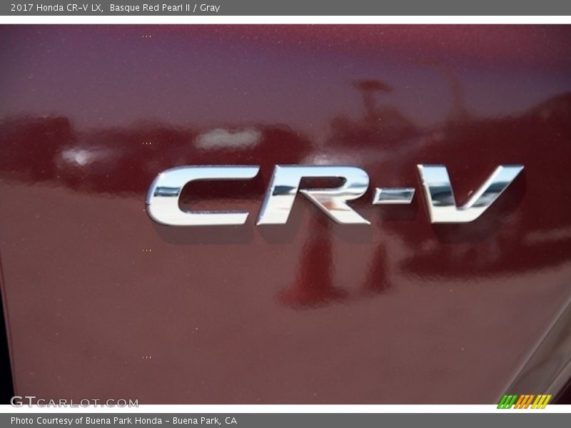 Basque Red Pearl II / Gray 2017 Honda CR-V LX