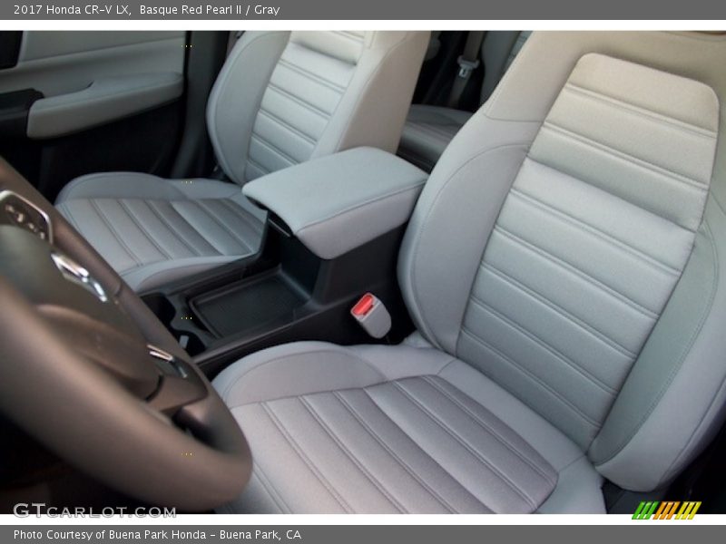 Basque Red Pearl II / Gray 2017 Honda CR-V LX