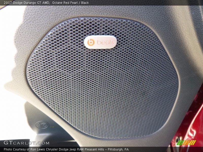 Octane Red Pearl / Black 2017 Dodge Durango GT AWD