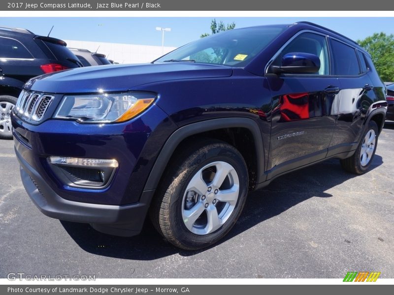 Jazz Blue Pearl / Black 2017 Jeep Compass Latitude