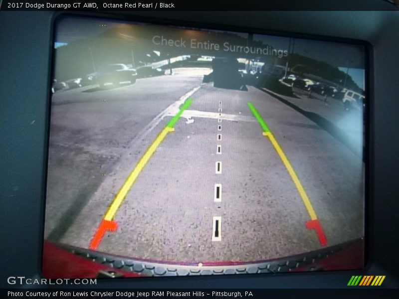 Octane Red Pearl / Black 2017 Dodge Durango GT AWD