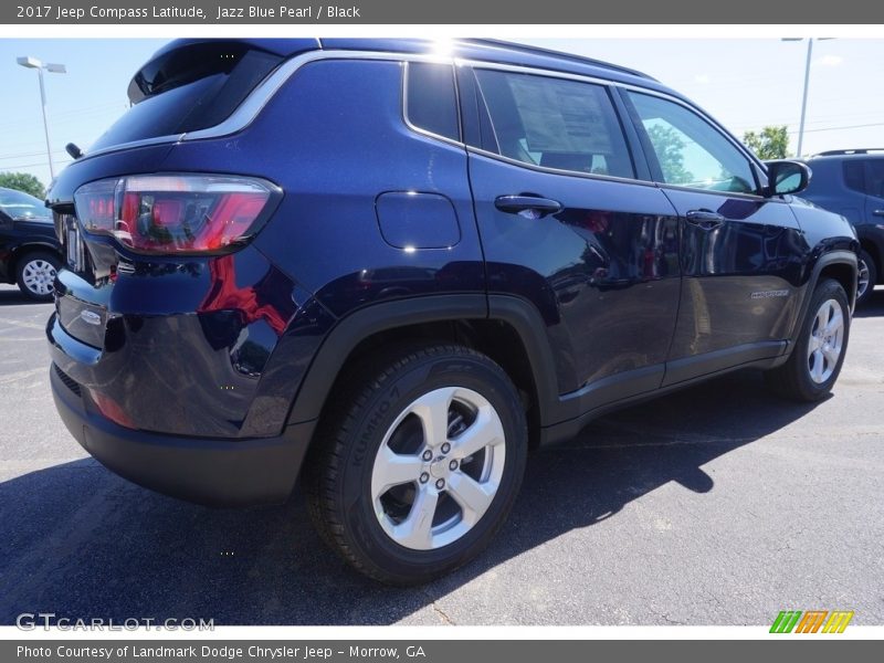 Jazz Blue Pearl / Black 2017 Jeep Compass Latitude