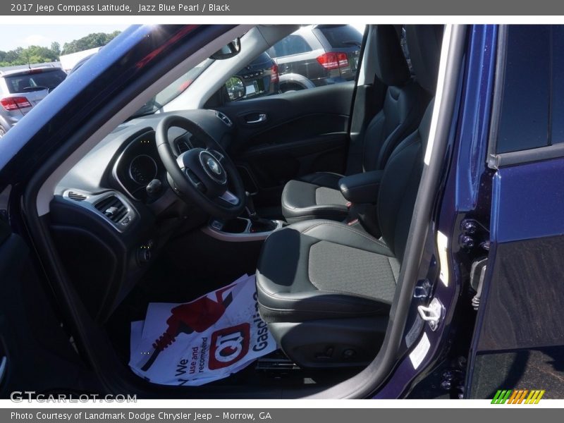 Jazz Blue Pearl / Black 2017 Jeep Compass Latitude