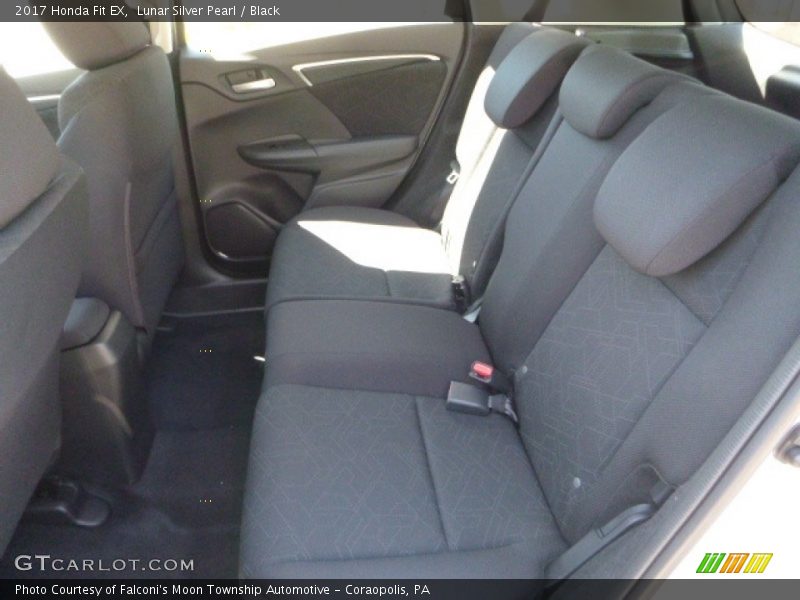 Lunar Silver Pearl / Black 2017 Honda Fit EX
