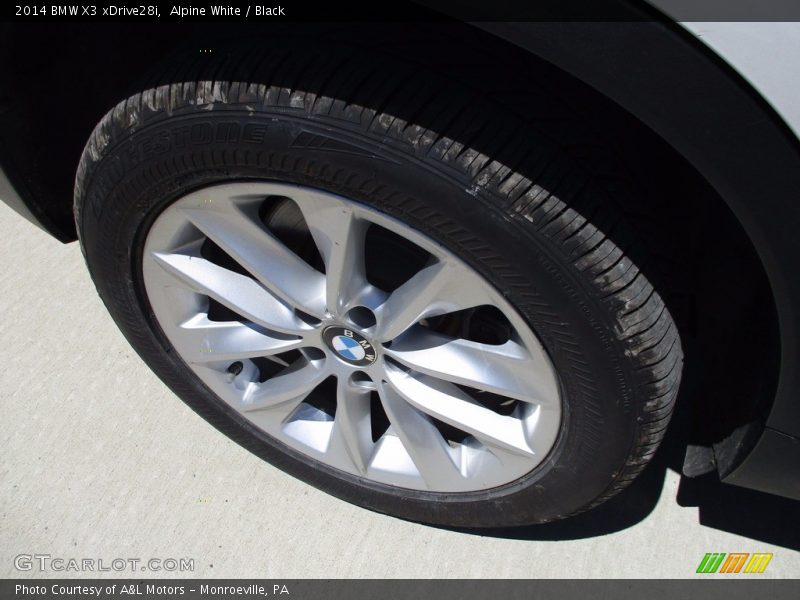 Alpine White / Black 2014 BMW X3 xDrive28i
