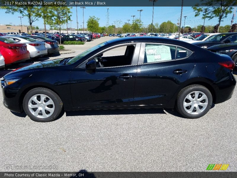 Jet Black Mica / Black 2017 Mazda MAZDA3 Sport 4 Door