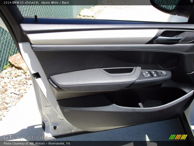 Alpine White / Black 2014 BMW X3 xDrive28i