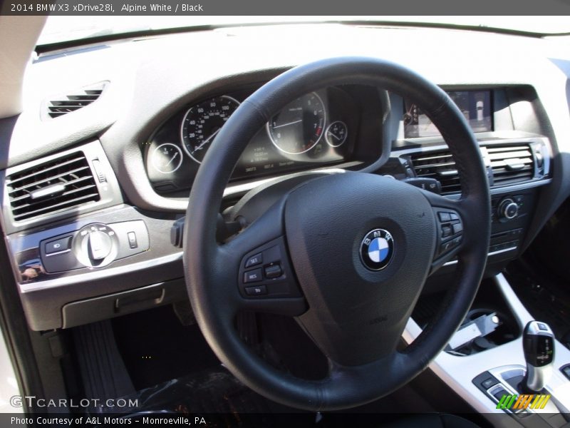 Alpine White / Black 2014 BMW X3 xDrive28i