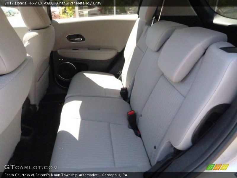 Lunar Silver Metallic / Gray 2017 Honda HR-V EX AWD