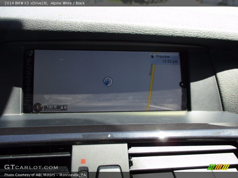 Alpine White / Black 2014 BMW X3 xDrive28i