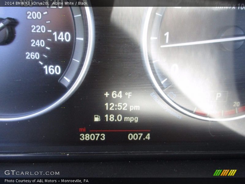 Alpine White / Black 2014 BMW X3 xDrive28i
