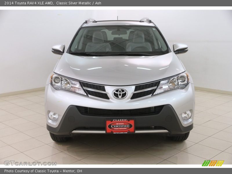 Classic Silver Metallic / Ash 2014 Toyota RAV4 XLE AWD