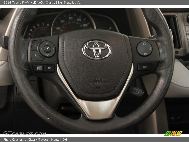 Classic Silver Metallic / Ash 2014 Toyota RAV4 XLE AWD