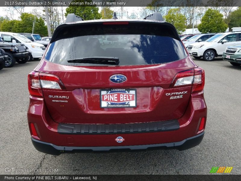 Venetian Red Pearl / Warm Ivory 2017 Subaru Outback 2.5i Limited