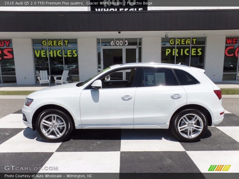 Glacier White Metallic / Pistachio Beige 2016 Audi Q5 2.0 TFSI Premium Plus quattro