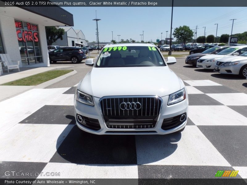 Glacier White Metallic / Pistachio Beige 2016 Audi Q5 2.0 TFSI Premium Plus quattro
