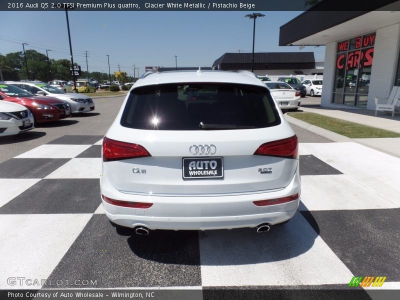 Glacier White Metallic / Pistachio Beige 2016 Audi Q5 2.0 TFSI Premium Plus quattro