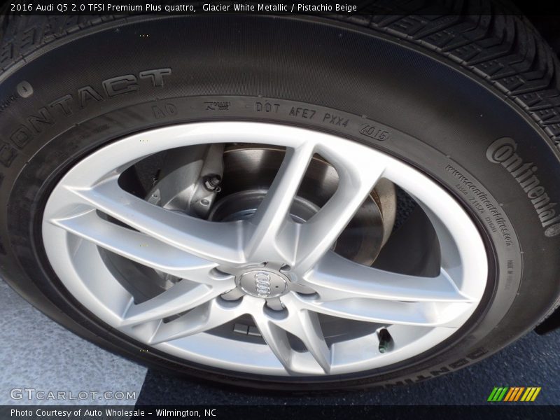 Glacier White Metallic / Pistachio Beige 2016 Audi Q5 2.0 TFSI Premium Plus quattro