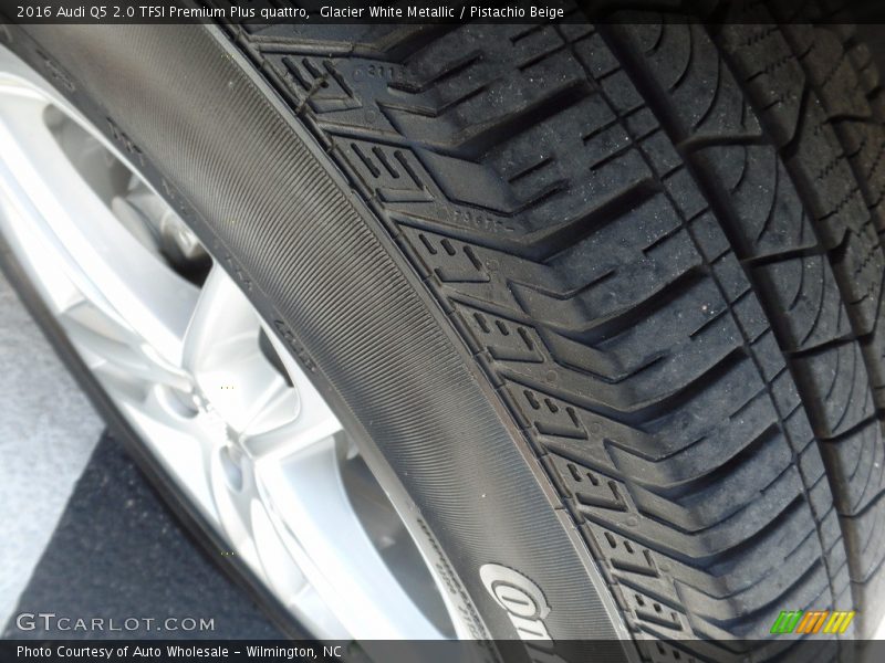 Glacier White Metallic / Pistachio Beige 2016 Audi Q5 2.0 TFSI Premium Plus quattro