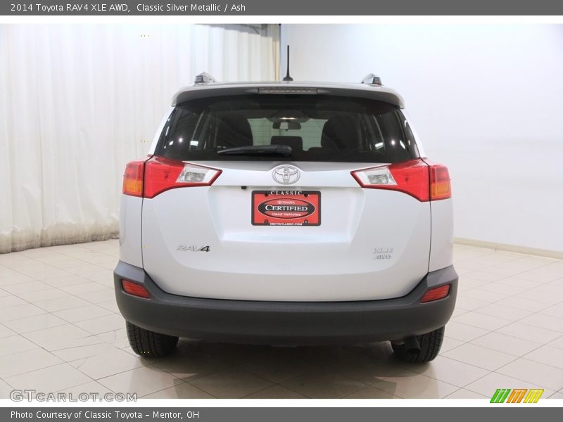 Classic Silver Metallic / Ash 2014 Toyota RAV4 XLE AWD