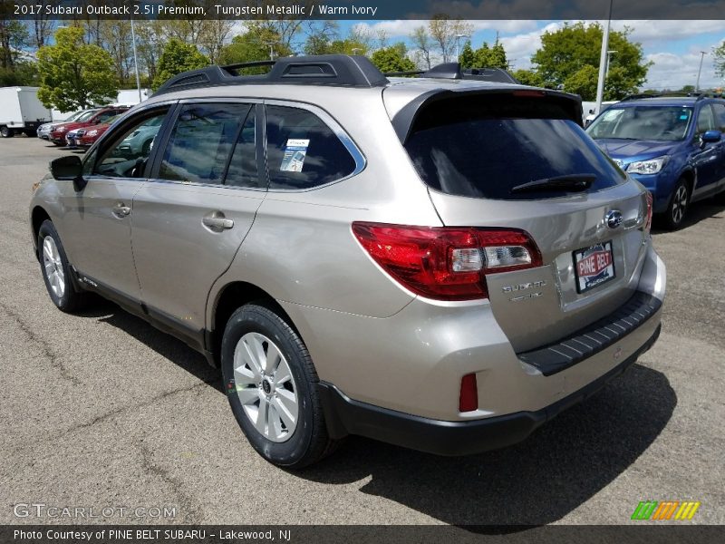Tungsten Metallic / Warm Ivory 2017 Subaru Outback 2.5i Premium