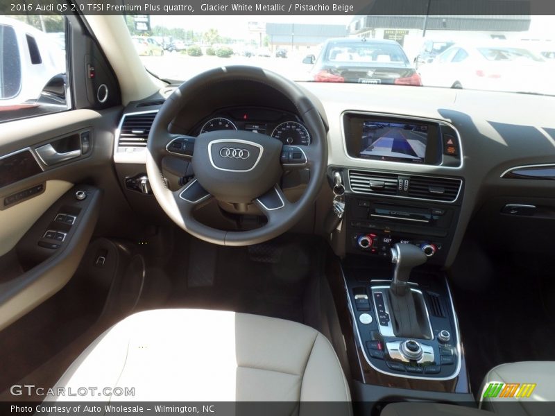 Glacier White Metallic / Pistachio Beige 2016 Audi Q5 2.0 TFSI Premium Plus quattro
