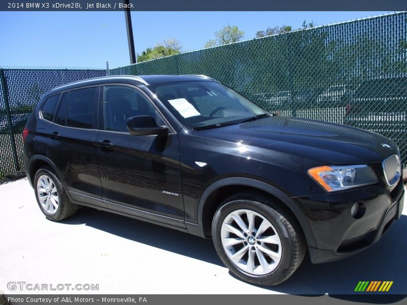 Jet Black / Black 2014 BMW X3 xDrive28i