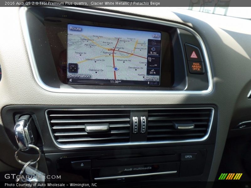 Glacier White Metallic / Pistachio Beige 2016 Audi Q5 2.0 TFSI Premium Plus quattro