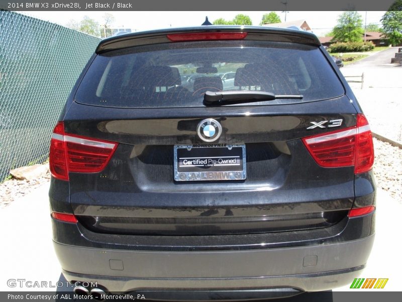 Jet Black / Black 2014 BMW X3 xDrive28i