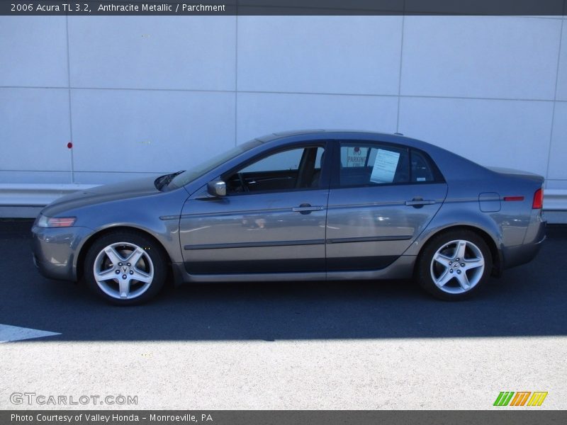 Anthracite Metallic / Parchment 2006 Acura TL 3.2