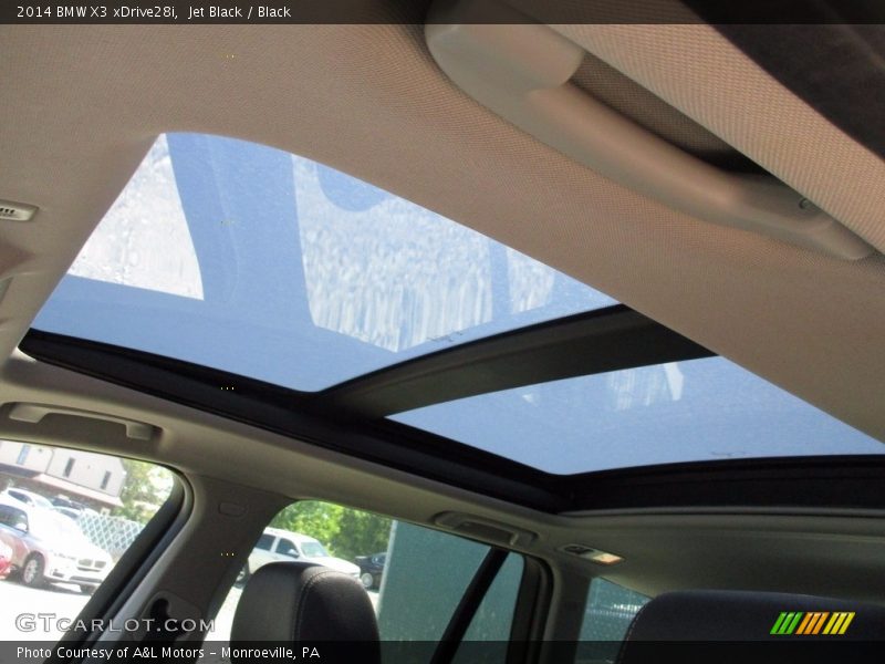 Jet Black / Black 2014 BMW X3 xDrive28i