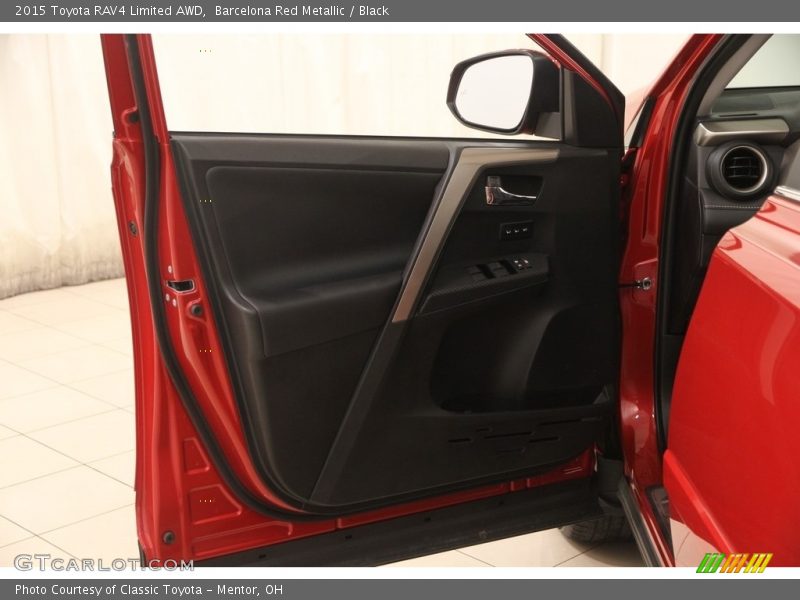 Barcelona Red Metallic / Black 2015 Toyota RAV4 Limited AWD