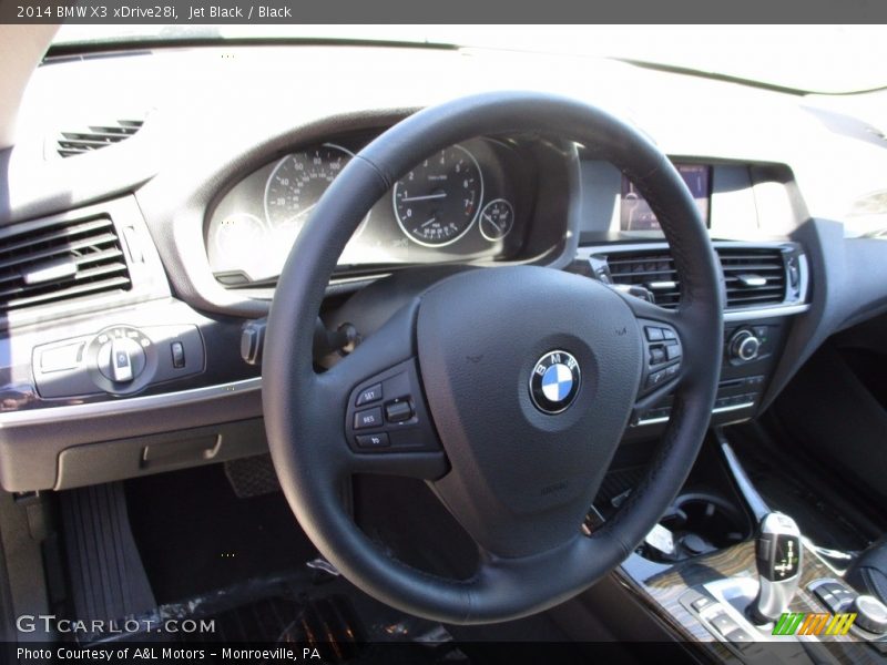 Jet Black / Black 2014 BMW X3 xDrive28i
