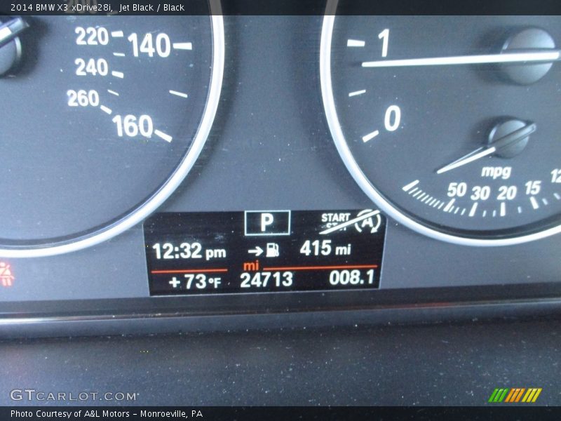 Jet Black / Black 2014 BMW X3 xDrive28i