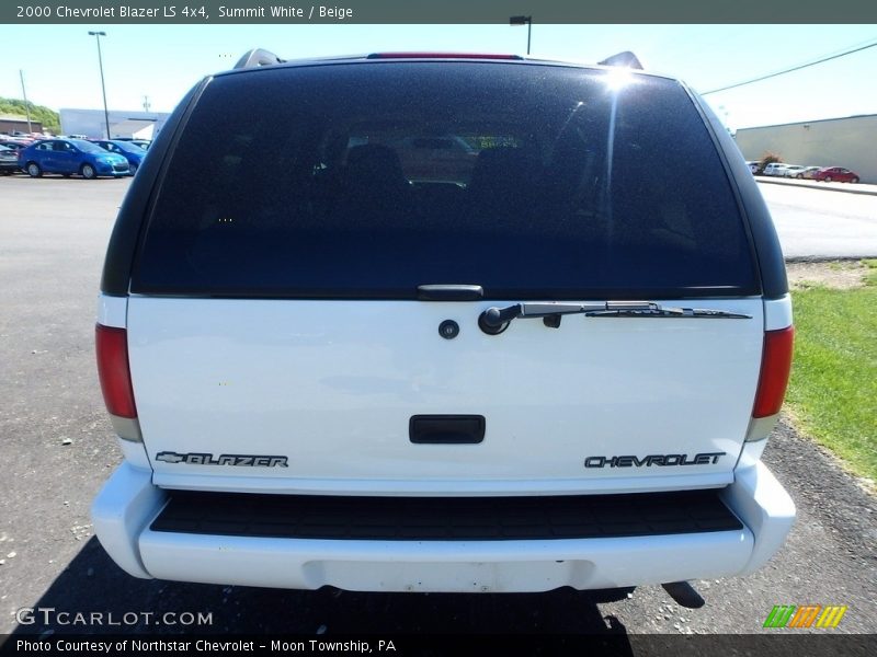 Summit White / Beige 2000 Chevrolet Blazer LS 4x4