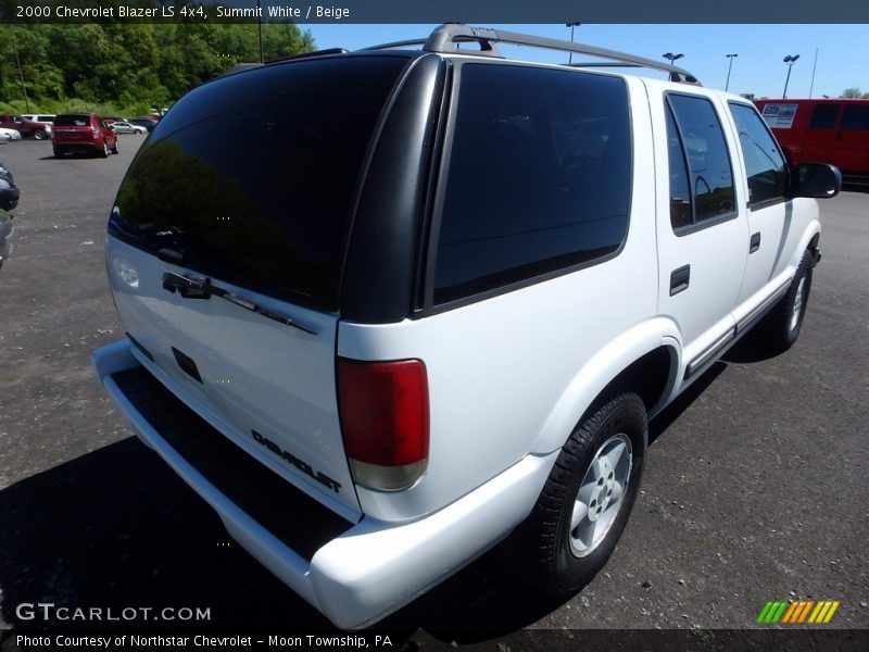 Summit White / Beige 2000 Chevrolet Blazer LS 4x4