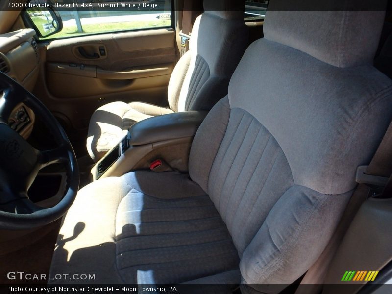 Summit White / Beige 2000 Chevrolet Blazer LS 4x4