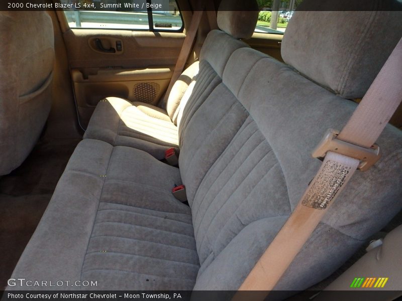 Summit White / Beige 2000 Chevrolet Blazer LS 4x4
