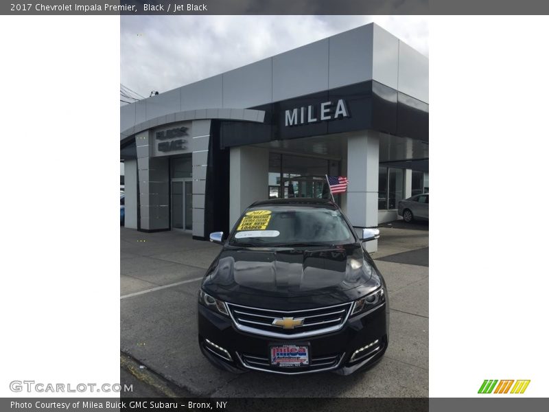 Black / Jet Black 2017 Chevrolet Impala Premier