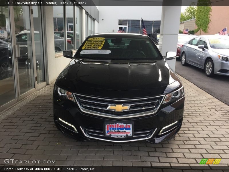 Black / Jet Black 2017 Chevrolet Impala Premier