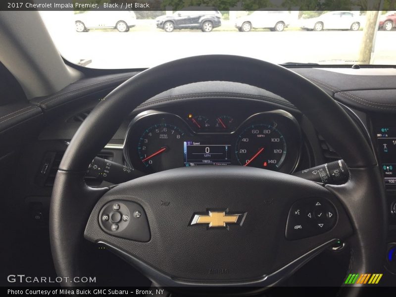 Black / Jet Black 2017 Chevrolet Impala Premier