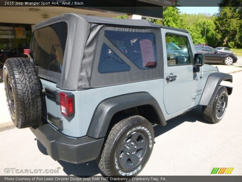Anvil / Black 2015 Jeep Wrangler Sport 4x4