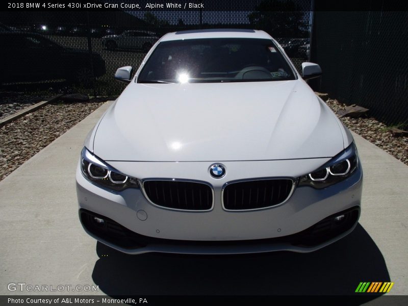 Alpine White / Black 2018 BMW 4 Series 430i xDrive Gran Coupe