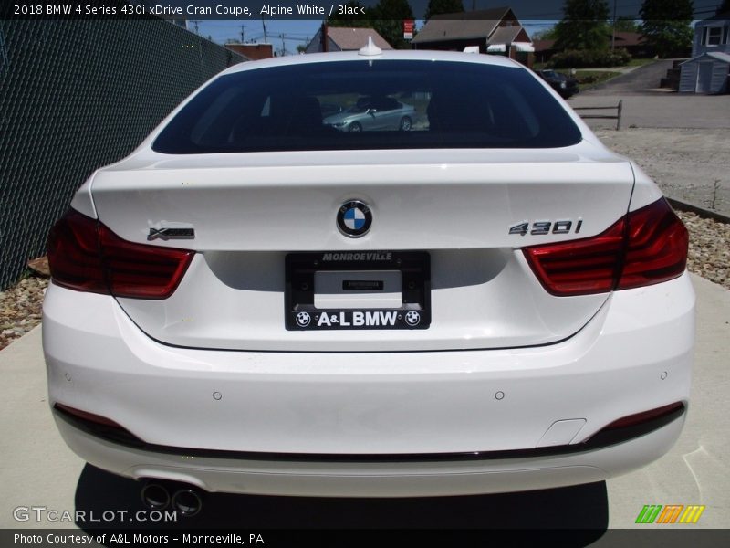 Alpine White / Black 2018 BMW 4 Series 430i xDrive Gran Coupe