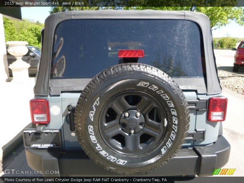 Anvil / Black 2015 Jeep Wrangler Sport 4x4