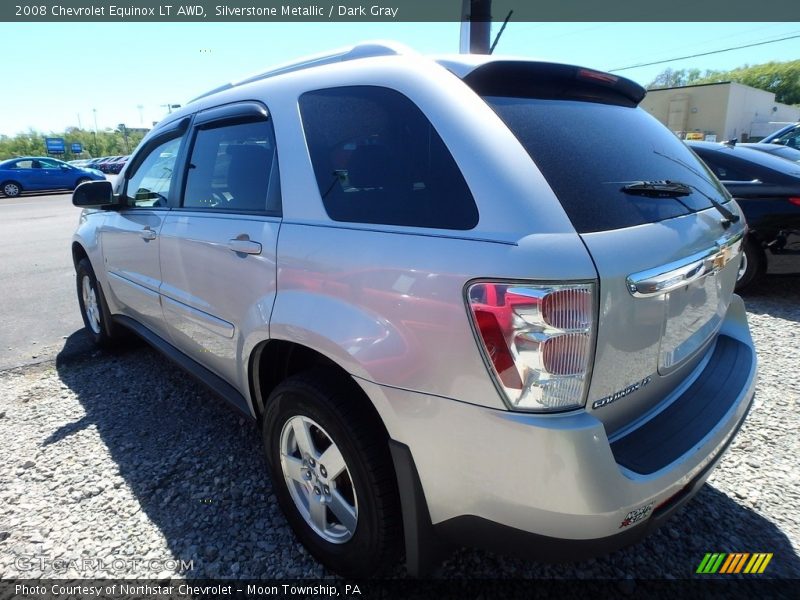 Silverstone Metallic / Dark Gray 2008 Chevrolet Equinox LT AWD