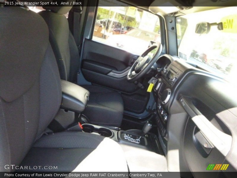 Anvil / Black 2015 Jeep Wrangler Sport 4x4